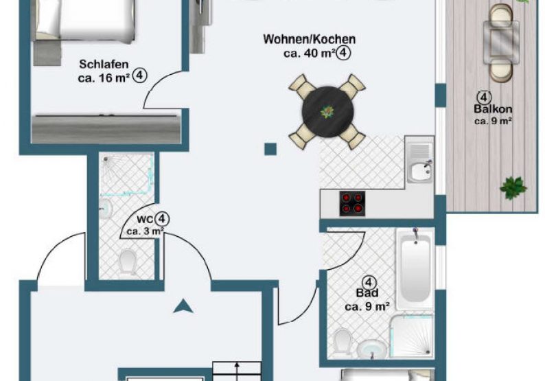 Grundriss OG rechts