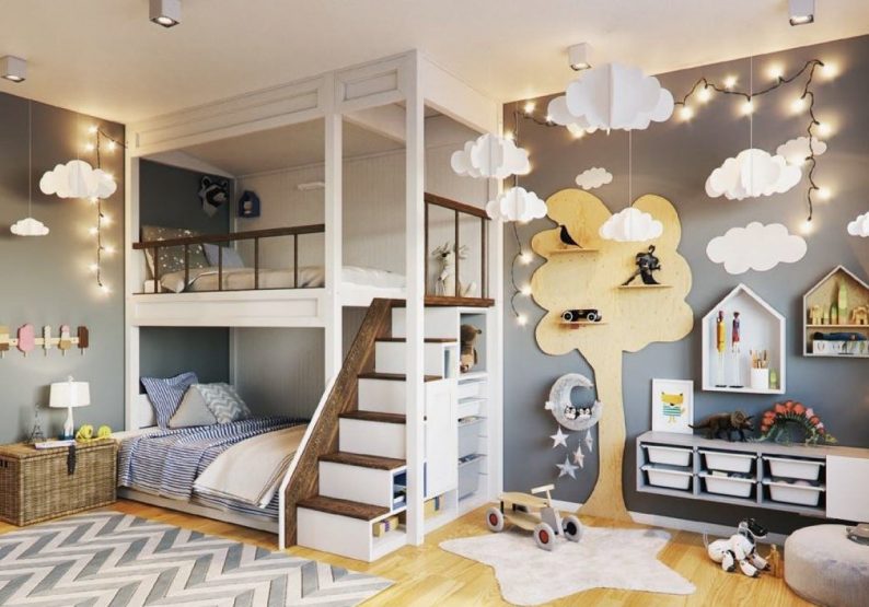 Kinderzimmer Visualisierung